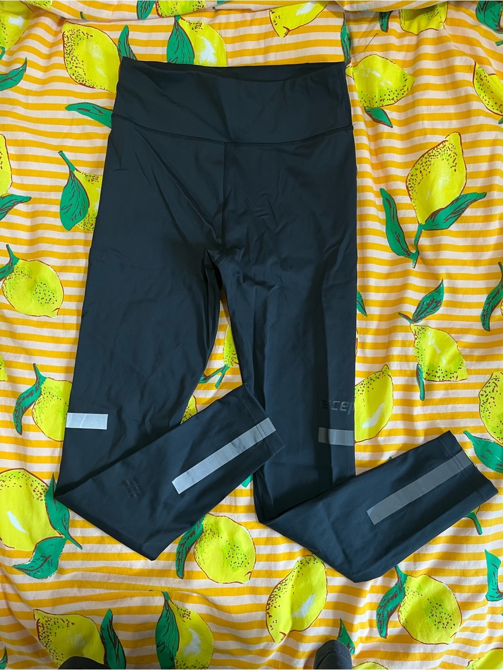 CEP Thermal Black Reflective Athletic Leggings - Women